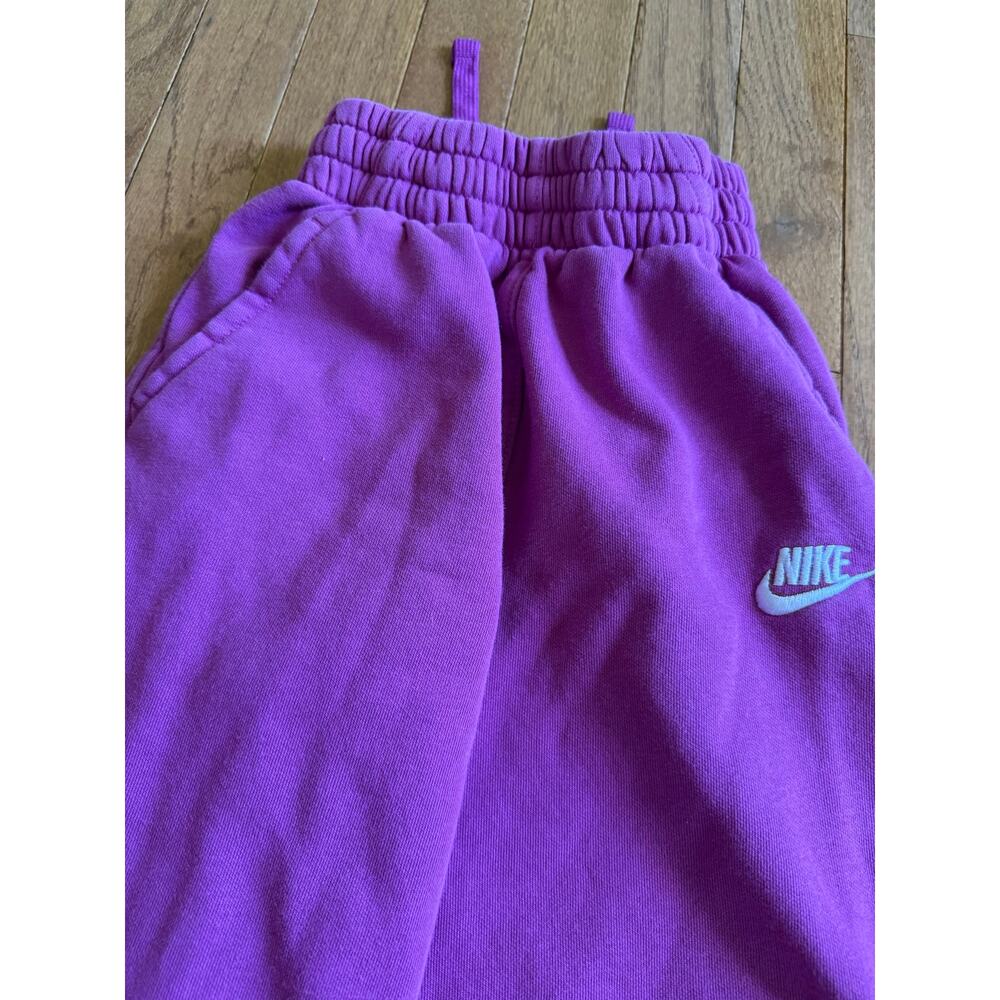 NIKE | Fuchsia Girl’s/Kid’s Athlesuire Loungewear Wide Leg High Waist Pants XS - Picture 4 of 9